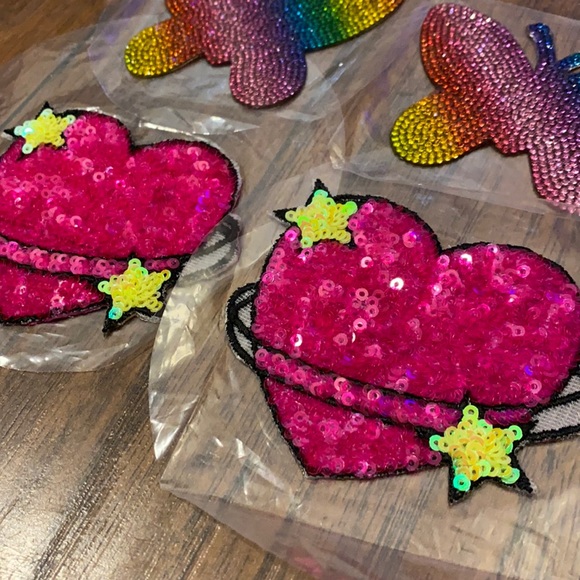 Rhinestone Decor Rave Pasties Set of 2 - Picture 4 of 5